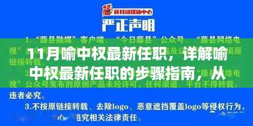 喻中权最新任职详解,从入门到进阶,引领你走向成功的步骤指南