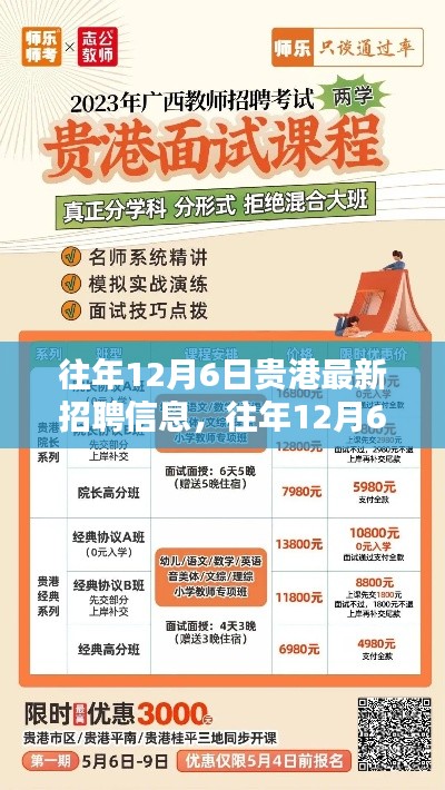 往年12月6日贵港最新招聘信息,往年12月6日贵港最新招聘信息汇总,你的求职之路从这里起航!