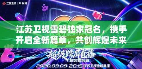 江苏卫视雪碧独家冠名,携手开启全新篇章,共创辉煌未来!