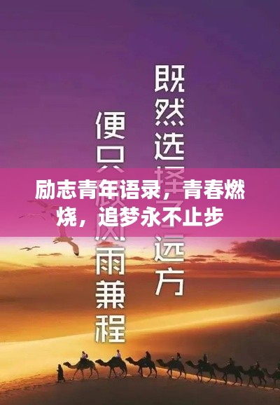 励志青年语录,青春燃烧,追梦永不止步